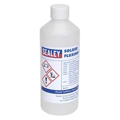 Image of Sealey Solder Fluxing Fluid 500ml Bottle