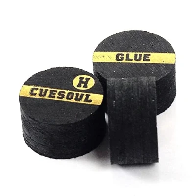 Image of CUESOUL 3 Pieces 10mm 6 Layer Pigskin Snooker Cue Tip (Hard)