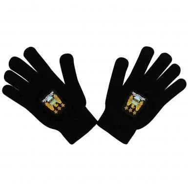 Image of Manchester City Crest Woolly Gloves