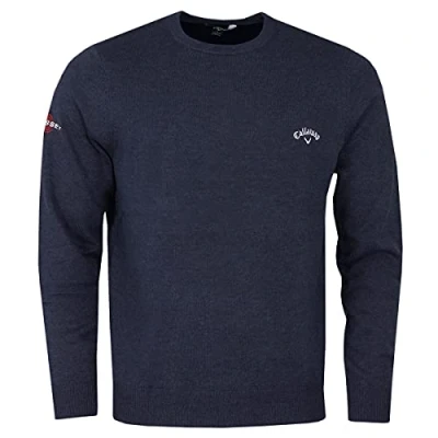 Image of Callaway Golf Mens Odyssey Sweater Navy Heather M
