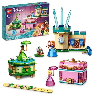 Image of Lego Disney Princess Aurora, Merida and Tiana’s Enchanted Creations (43203.)