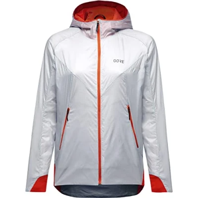 Image of GOREWEAR R5 Women GORE TEX INFINIUM™ Insulated Jacket, White/Fireball, 42