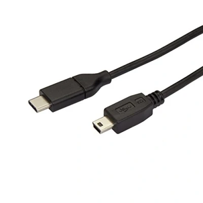 Image of StarTech.com USB C to Mini Cable 6 ft / 2m M/M 2.0 Cord B Type (USB2CMB2M)