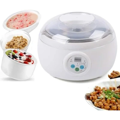 Image of Electric Rice Wine Yogurt Natto Fermentation Machine, 1.5l Intelligent Fermenting Constant Temperature Control, for Home Organic Yogurt, Cheese Maker, Maker