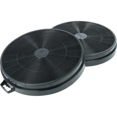 Image of Vhbw 2x Activated Carbon Filter compatible with Whirlpool Primaixbinova, Sirio 90, Unif 900 P650, Vetri Works Extractor Hood 20.2 cm