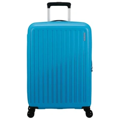 Image of American Tourister Rejoy Medium Check in Azure Blue
