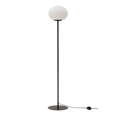 Image of Dyberg Larsen Princess floor lamp, black/opal, height 148 cm
