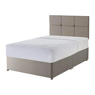 Image of Silentnight Non Storage Divan Castello Headboard Sandstone Single