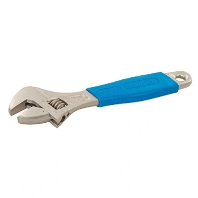 Image of Silverline Adjustable Wrench Length 200mm Jaw 22mm, laser marked graduations
