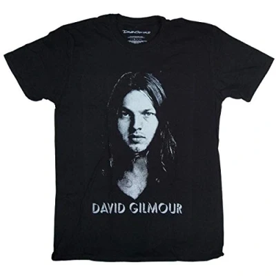 Image of David Gilmour T Shirt Face Logo 100% Official XL Black