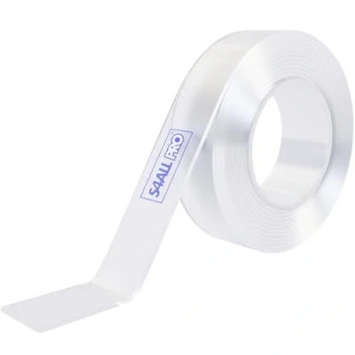 Image of Double Sided Tape Heavy Duty, Strong Nano Mounting Extra Large, 3 Metres, Clear Multipurpose Adhesive Picture Hanging Strips, Removable Sticky Pads Poster and Wall Decor (3.0m * 3cm)
