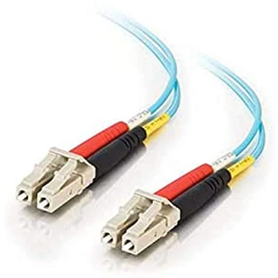 Image of C2G 85556 20m Fibre/Fiber Optic Cable for 10Gb Base SR and 10GBase LRM LC/LC Duplex Multimode 50/125 LSZH Fibre