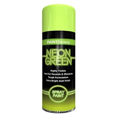 Image of All Purpose NEON Green 400ML Professional Satin Finish Spray Wood Color Paint