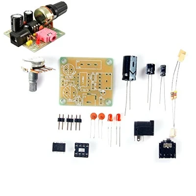 Image of GAOHOU 1pcs LM386 Super MINI Amplifier Board 3V 12V DIY Kit