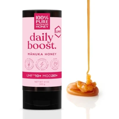 Image of Manuka Honey 100% Pure New Zealand UMF 10+ Raw &amp; Unpasteurised Certified Award Winning Silky Smooth Taste Texture 340g (UMF 10+)