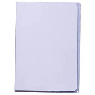 Image of Clairefontaine Ref 73050C Calligraphe PVC Exercise Book Protector Cover A5 (148 x 210mm) in Size, Label Holder for Easy Identification Transparent Colour
