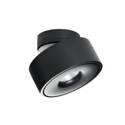 Image of Arcchio Rotari LED ceiling lamp, swivelling, black