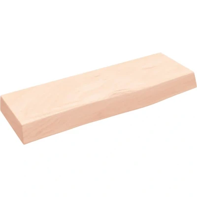 Image of vidaXL Wall Shelf 60x20x6 cm Untreated Solid Wood Oak