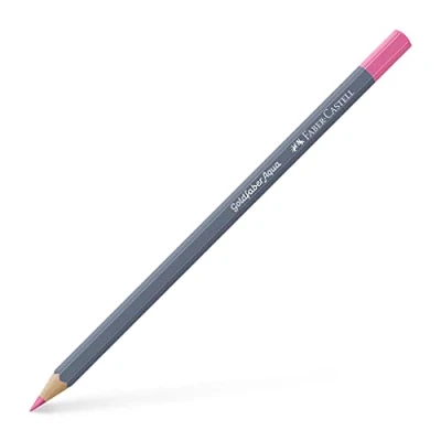 Image of Faber Castell Creative Studio Goldfaber Aqua Watercolour Pencil, (142), Madder Pastel, Single For Art, Craft, Drawing, Sketching, Home, School, University, Colouring