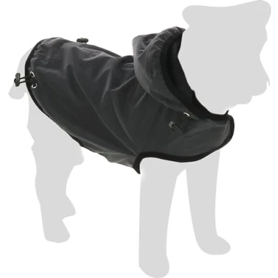 Image of Flamingo Luza Dog Coat 35 cm Washable Splash Resistant with Hood and Adjustable Opening for the Lead A:35 B:34 40 C: 52 58