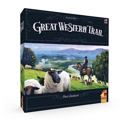 Image of Plan B Games Great Western Trail: New Zealand Board Game Ages 12+ 1 4 Players 75 150 Minutes Playing Time