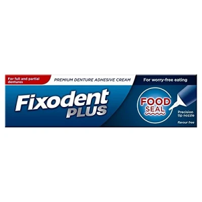Image of Fixodent Plus Denture Adhesive Cream Food Seal, 35ml