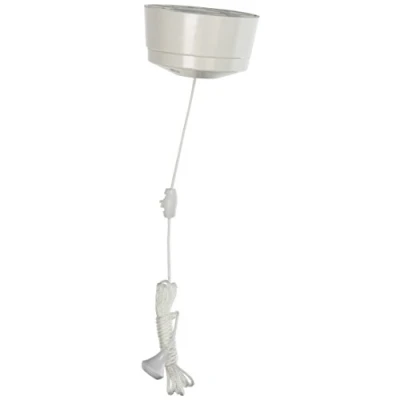 Image of Merriway BH05892 Ceiling Pull Cord Switch, 5 Amp White