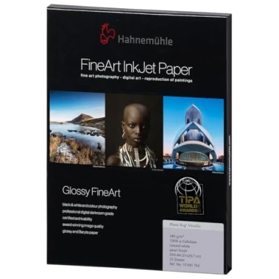 Image of Hahnemuhle Photo Rag Metallic 340gsm A4 25 Sheets