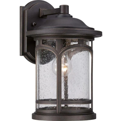 Image of Marblehead 1 Light Medium Wall Lantern Palladian Bronze Finish, E27