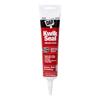 Image of Dap 18008 Kwik Seal Caulk, 5.5 Ounce, Clear