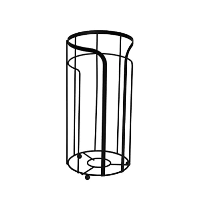 Image of Showerdrape Dante Black Spare Toilet Roll Holder