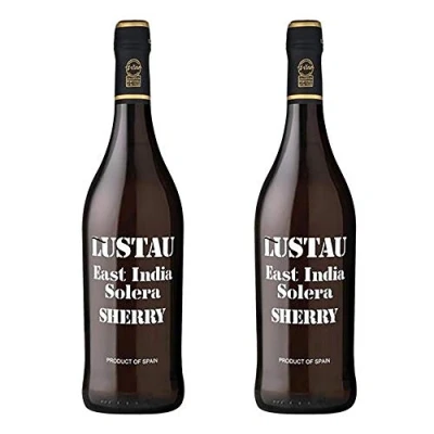 Image of Lustau Old East India Solera Sherry 50cl x 2 Bottles 20% ABV