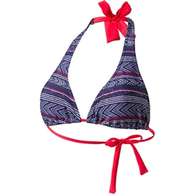 Image of Firefly Yuna Bikini Top Women&#039;s Aop Denim, 34C