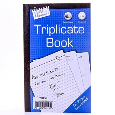 Image of A5 Triplicate Receipt Book