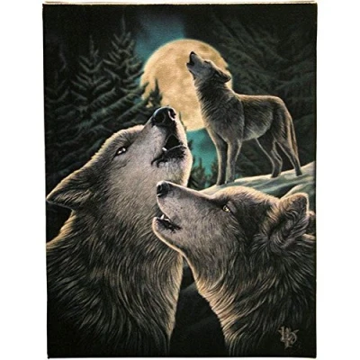 Image of Lisa Parker WP_22514 Canvas Plaque Wolf Song 19x25 1pc