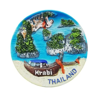 Image of 3D Changwat Krabi Thailand Fridge Magnet Souvenir Gift Craft Collection
