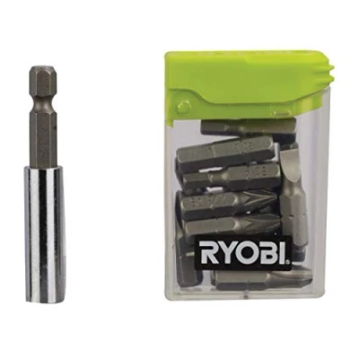 Image of Ryobi RAK16FP Flat Pack Furniture Screwdriver Bit Set, 16 Piece, 25mm