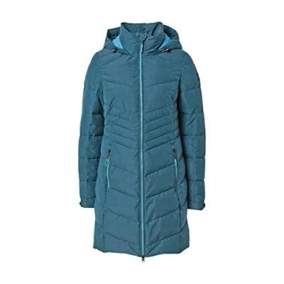 Image of Killtec Women&#039;s Kow 150 Wmn Qltd Prk Quilted Parka with Zip off Hood
