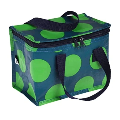 Image of Rex London Green On Blue Spotlight Lunch Bag
