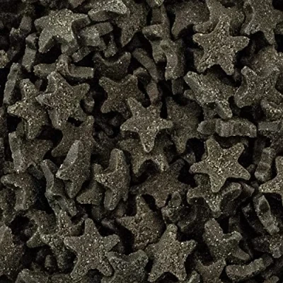 Image of Black Mini 5 Star Sprinkles 30g Bag Edible Cake Decoration Sugar Toppers
