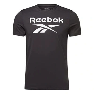 Image of REEBOK IDENTITY BIG LOGO TRAINING WORKOUT ELEMENTS GRAPHIC T SHIRT