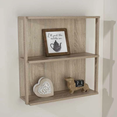 Image of Core Products Arran 60cm Wide Shelf, Medium Wall Unit Oak Effect