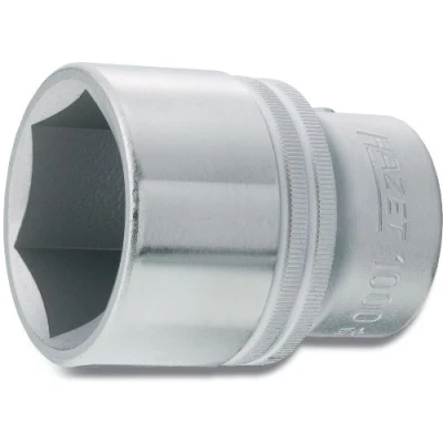 Image of HAZET 1000 34 60 mm 6 Point Hexagon Profile Socket Chrome Plated/Polished