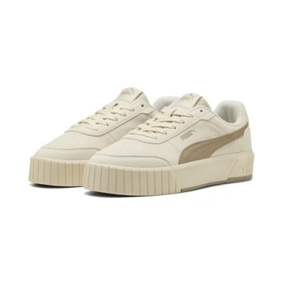 Image of Puma Carina Mia SD women&#039;s Shoes (Trainers) in Beige