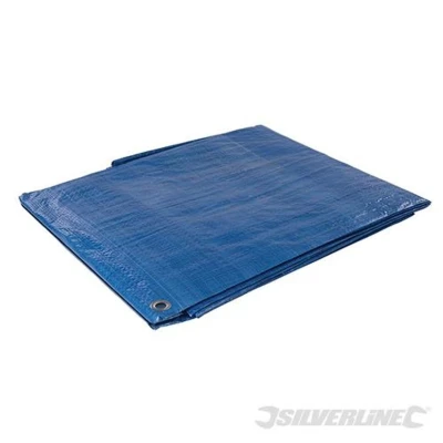 Image of Silverline Tarpaulin Cut 2.4 x 3m / Actual 2.25 2.9m