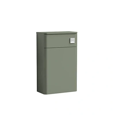 Image of nuie RC0841 Core Modern Bathroom Floor Standing WC Toilet Unit (Concealed Cistern and Pan Not Included), 500mm, Satin Green
