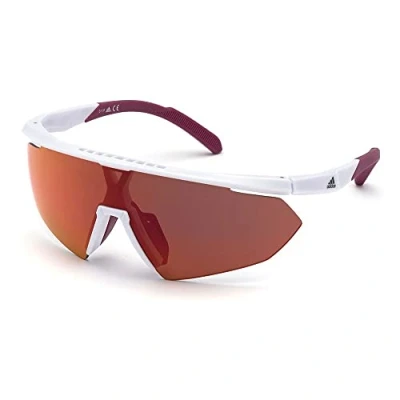 Image of Adidas Men&#039;s SP0015 Sunglasses, White, Taglia Unica