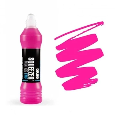 Image of Grog Squeezer Mini 05 FMP 5mm Refillable Full Metal Paint Marker Pen Supplied By Graff City (Jellyfish Fuchsia)
