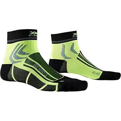 Image of X Socks Men Bike Hero Ultra Light Opal Black/Phyton Yellow, Size: 35 38