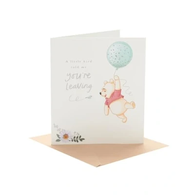 Image of UK Greetings Disney Winnie the Pooh Sorry You&#039;re Leaving Card for Him/Her/Friend Cute Design